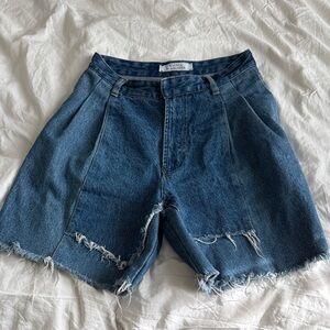 Ksenia Schneider denim shorts